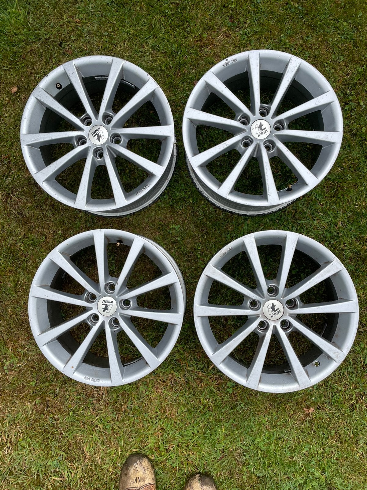 4 lichtmetalen velgen 225/50 R17, Auto-onderdelen, Ophalen, Gebruikt, Velg(en), 17 inch