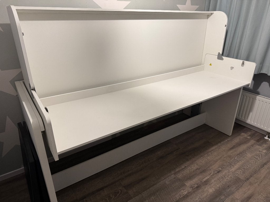 Inklap bureau/bed eenpersoons, Ophalen, Overige materialen, Gebruikt, Eenpersoons