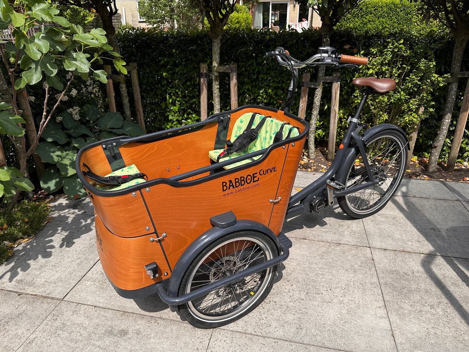 Babboe Curve Mountain bakfiets - goedgekeurd, Fietsen en Brommers, Fietsen | Bakfietsen, 4 kinderen of meer, Huif, Zo goed als nieuw