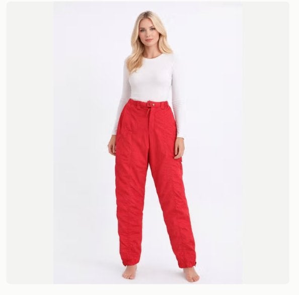 Fischer Skibroek Rood - Unisex Maat 48 (Damesmaat 42), Kleding | Dames, Wintersportkleding, Broek, Maat 42/44 (L), Ophalen of Verzenden