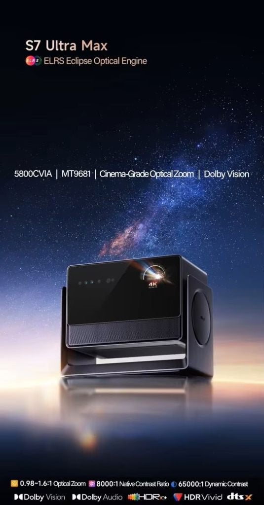 Dangbei S7 Ultra Max 4K RGB Laser projector, Ophalen, Zo goed als nieuw, Dangbei, DLP