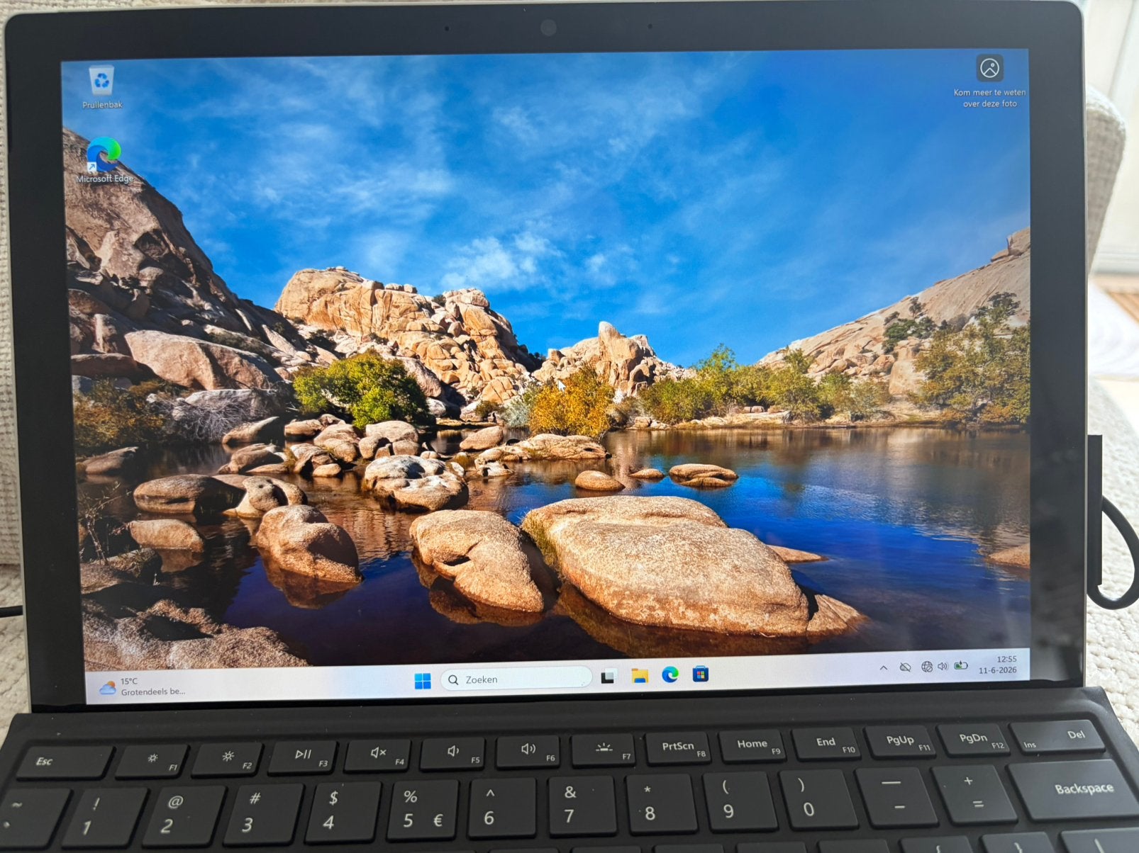 Microsoft surface Pro 7+ model 1960, Computers en Software, Windows Laptops, Ophalen, Zo goed als nieuw, 2 tot 3 Ghz, SSD