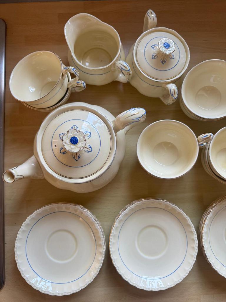 Vintage servies van de Engelse aardewerkfabrikant Grindley, Antiek en Kunst, Ophalen