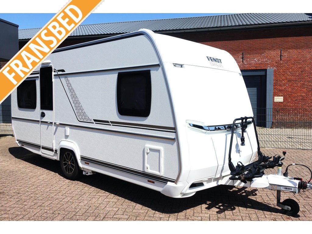 Fendt Tendenza 465 SFB 2024 Mover 1800KG Fietsrek Voortent, Caravans en Kamperen, Rondzit, Dwarsbed, Bedrijf, Fendt