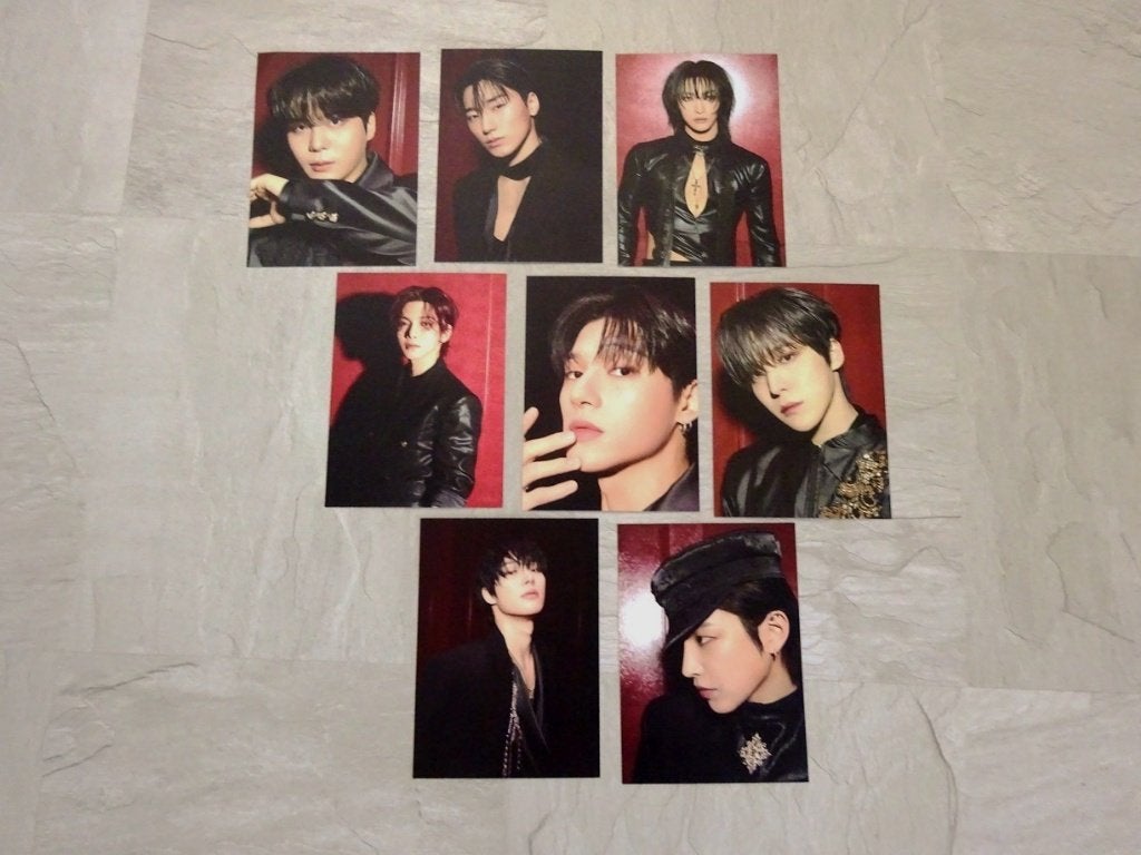 K-pop Ateez postcards ~ Golden Hour: Part 3, Ophalen of Verzenden, Zo goed als nieuw, Foto of Kaart