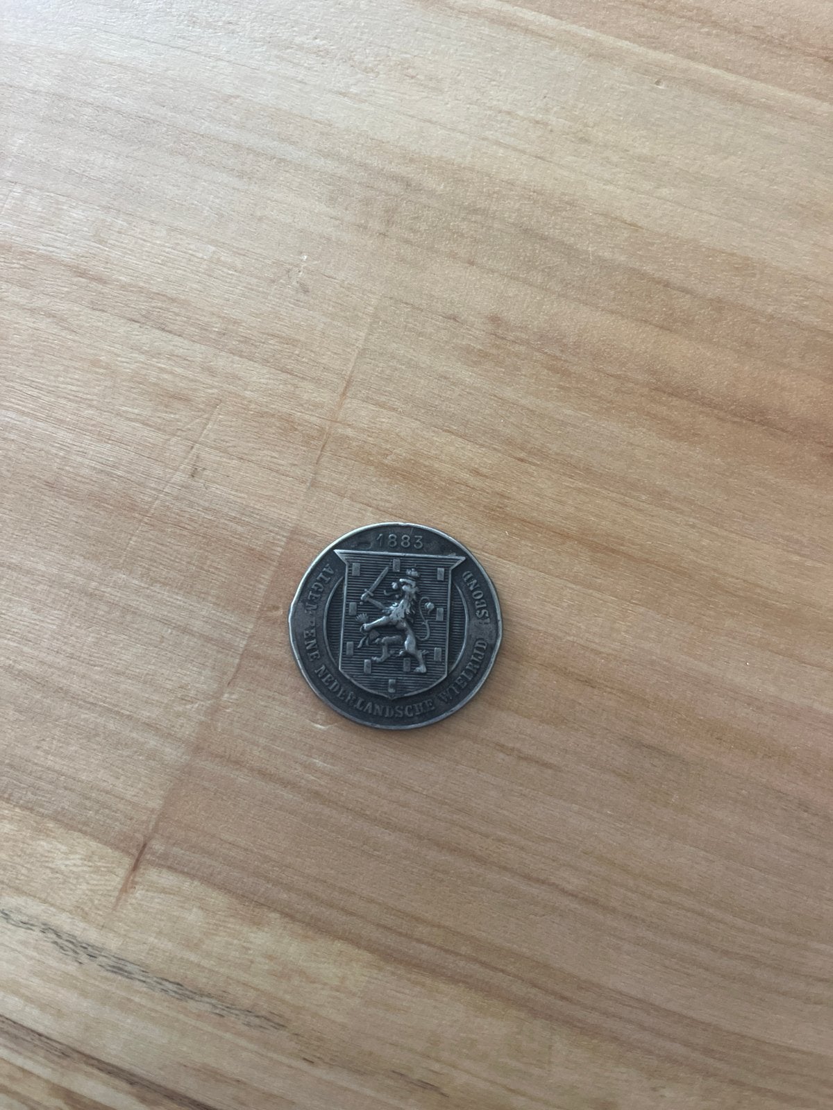 Historisch ANWB lidmaatschapsinsigne 1883, Verzamelen, Ophalen of Verzenden, Gebruikt