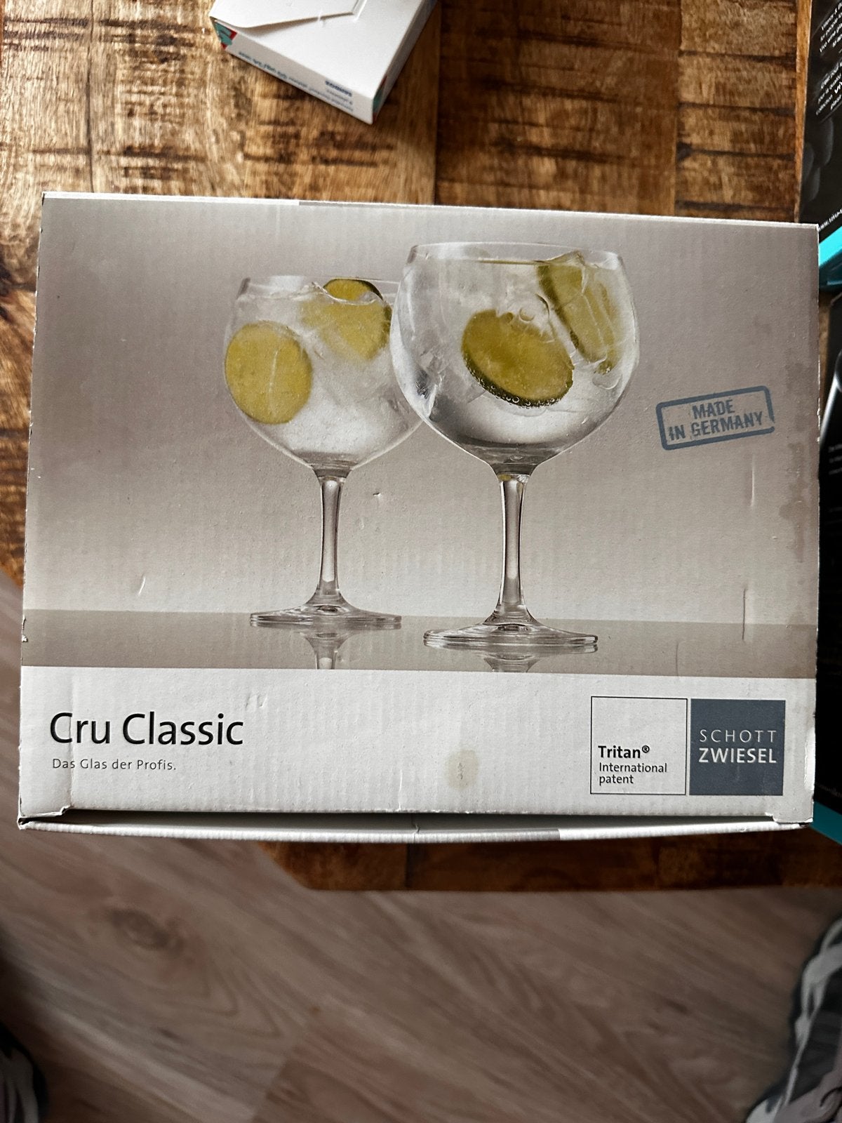 Schott Zwiesel Cru Classic Gin Tonic Glazen - Nieuw, Nieuw, Ophalen of Verzenden, Overige merken, Glas