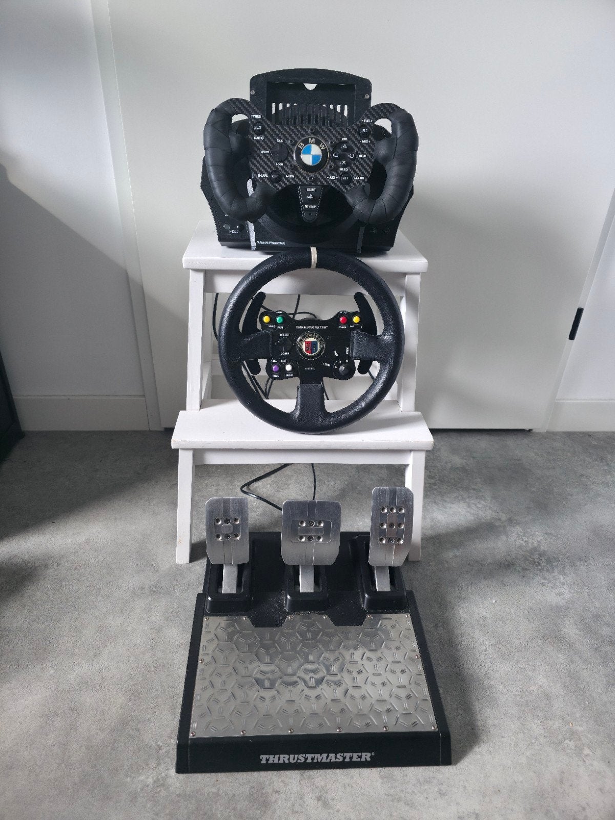 Thrustmaster T300 RS GT + T-LCM loadcell pedalen, Ophalen, Overige merken, Gebruikt