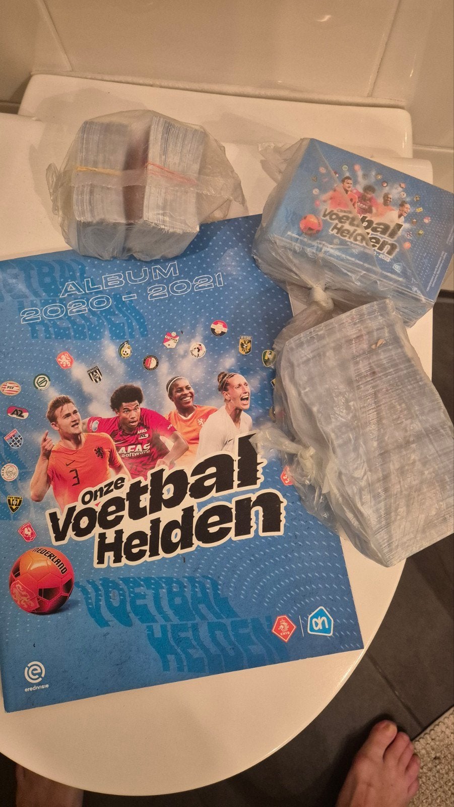 AH - sticker album 'onze voetbslhelden' 2020-2021, Ophalen of Verzenden, Nieuw, Sport