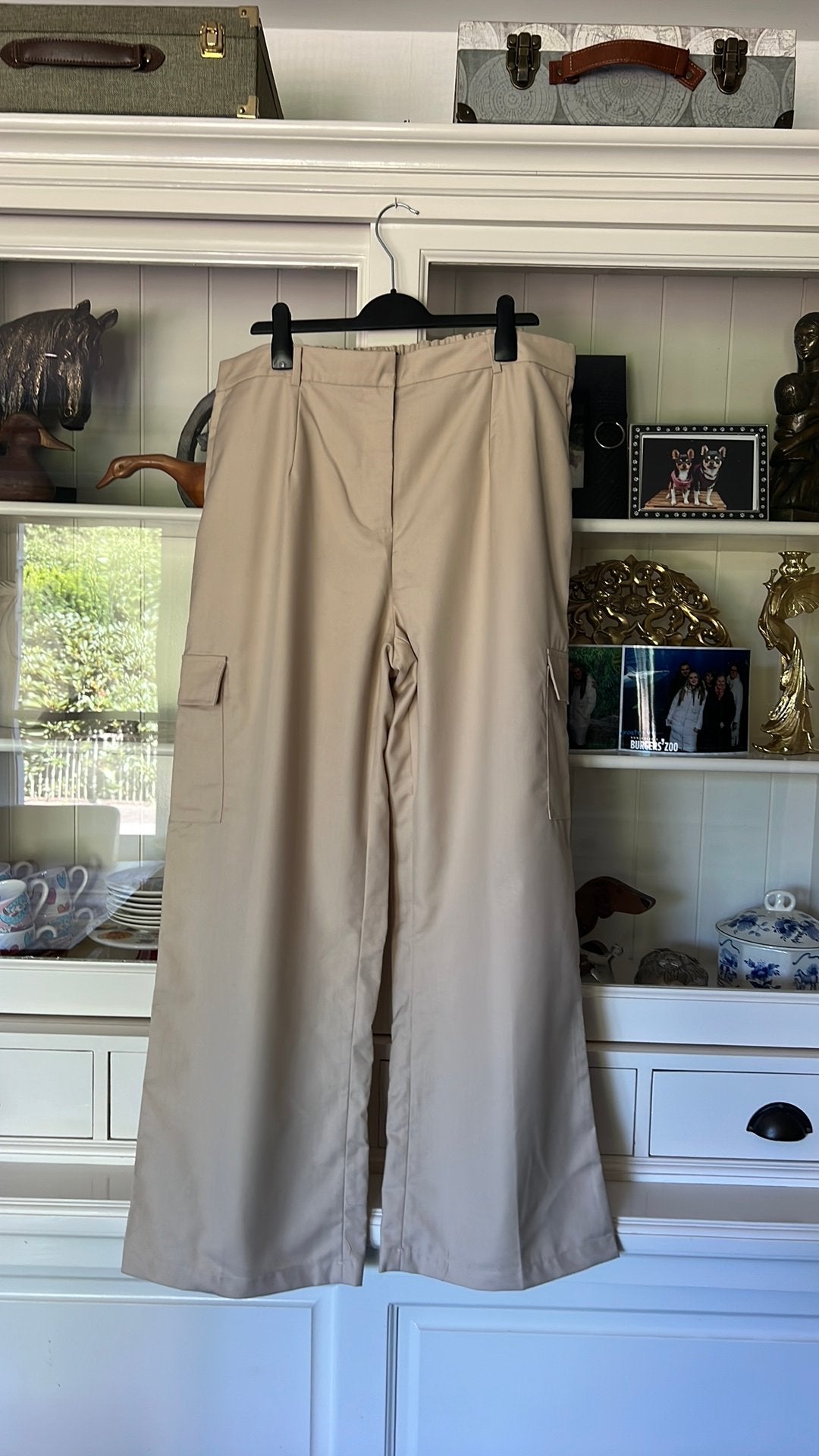 Broek van Norah mt 48, Beige, Maat 46/48 (XL) of groter, Ophalen of Verzenden, Zo goed als nieuw