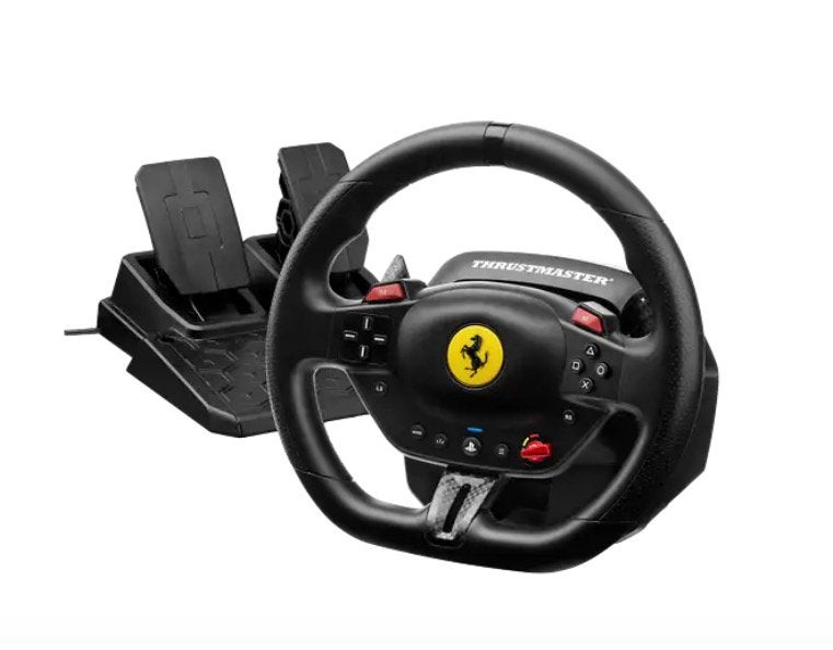 Thrust racestuur T98 P Ferrari 296 GTB, Spelcomputers en Games, Ophalen of Verzenden, Zo goed als nieuw, Stuur of Pedalen, PlayStation 5