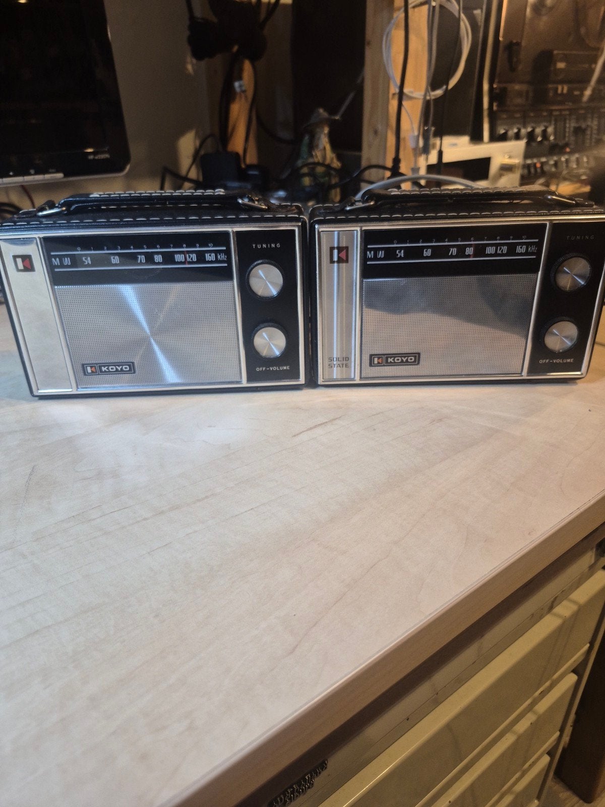 Koyo transistor radio 2 st., Ophalen
