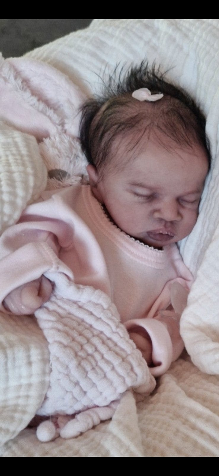Reborn ❤️ baby Eva ❤️ full body siliconen Weekendaanbieding!, Verzamelen, Ophalen of Verzenden, Zo goed als nieuw, Pop