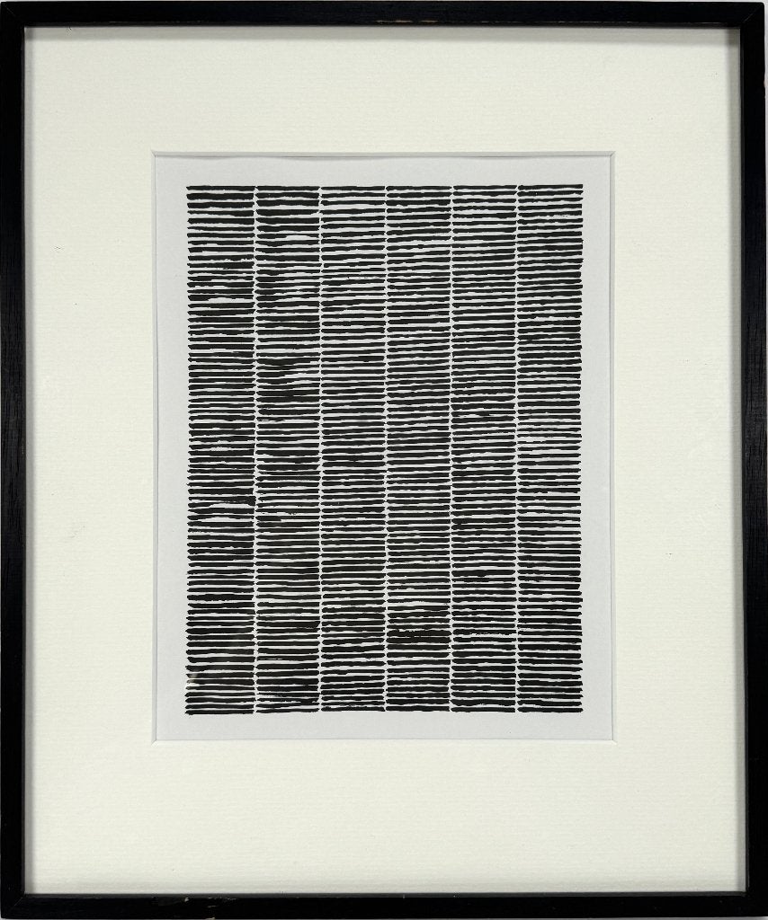 87. Offset-litho, Jan Schoonhoven – rastercompositie, 1985, Antiek en Kunst, Ophalen of Verzenden