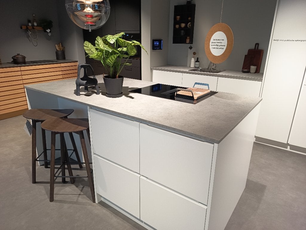 Complete Keuken met eiland, Ophalen, Wit, Overige typen, Nieuw