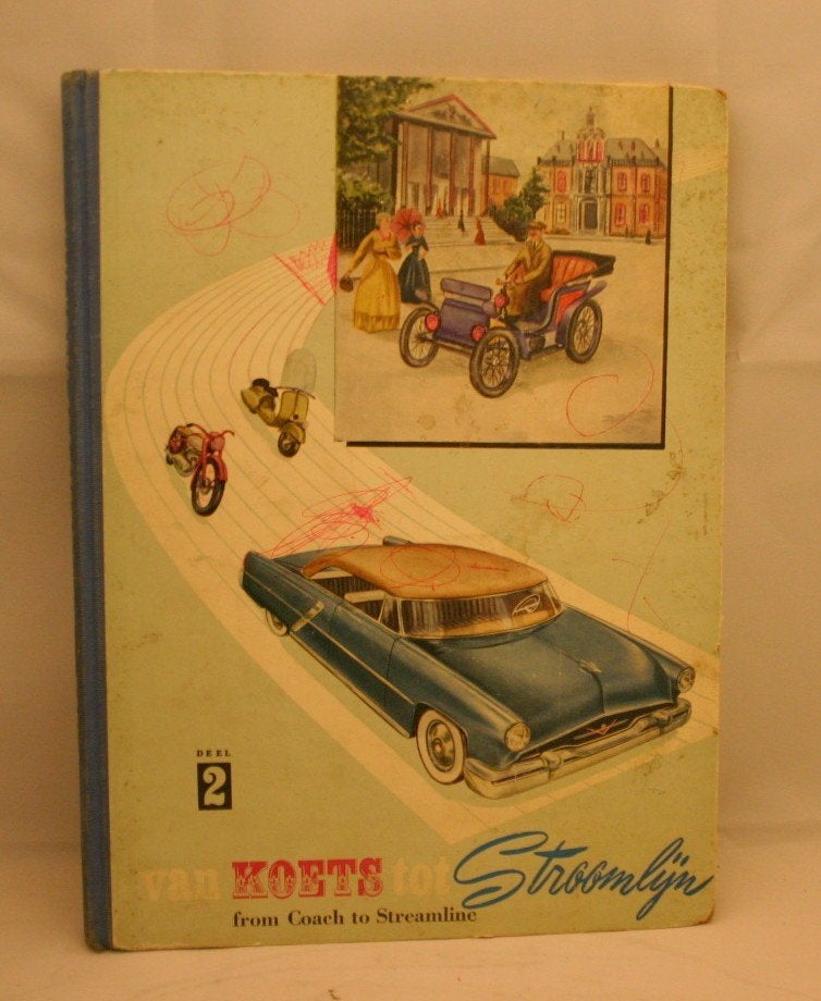 Autoplaatjes Album van Koets tot Stroomlijn  deel II, Verzenden, Gebruikt, Meerdere stickers