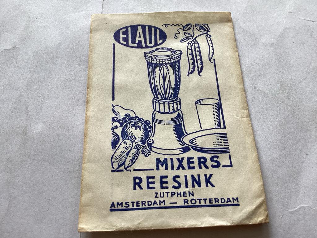Suiker zakje  ELALUD Mixers Reesink Zutphen, Ophalen of Verzenden