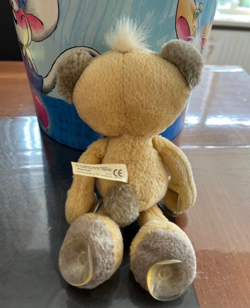 Pimboli knuffel met zuignappen, Gebruikt, Overige merken, Overige karakters, Beer