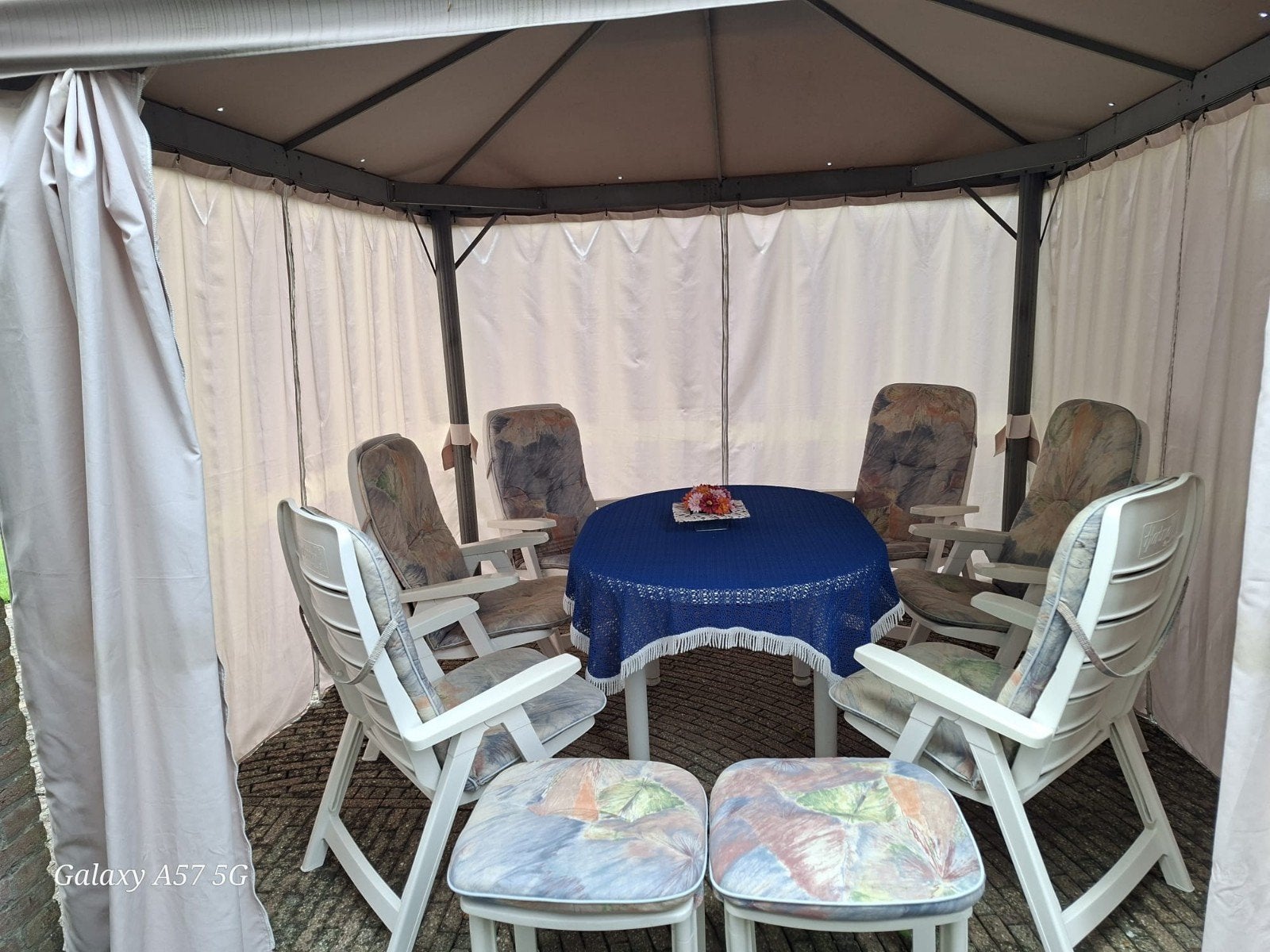 Tuinmeubelset Hartman, Ophalen, Kunststof, Gebruikt, 8 zitplaatsen