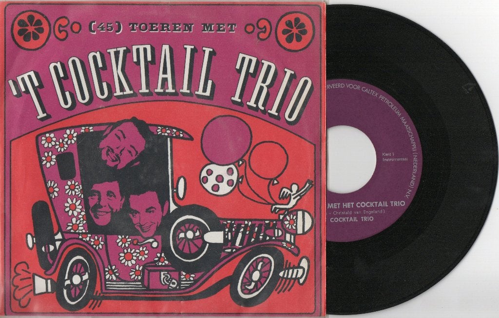 Cocktail Trio – Toeren Met Het Cocktail Trio, Ophalen of Verzenden, Zo goed als nieuw, 7 inch, Levenslied of Smartlap