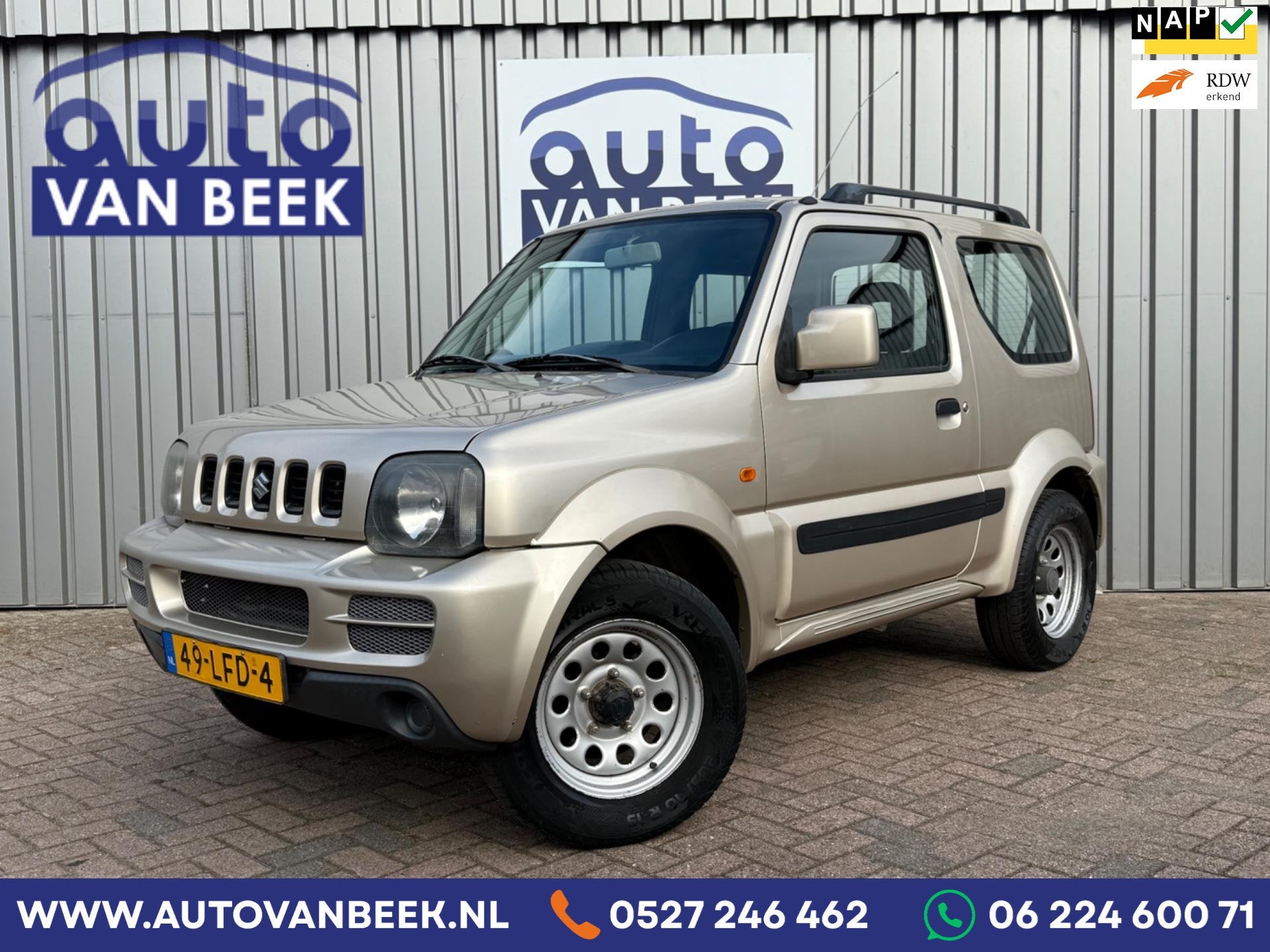 Suzuki Jimny 1.3 JLX|Gereviseerd|LPG|Automaat, Zwart, Beige, Origineel Nederlands, Bedrijf