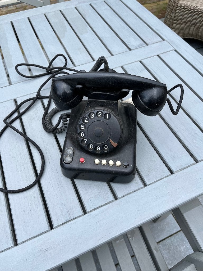 1950 bakelieten PTT-serietoestel, Antiek en Kunst, Curiosa en Brocante, Ophalen of Verzenden