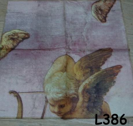 OPRUIMING servetten decoupage * engel L386 – 13x, Verzenden, Nieuw