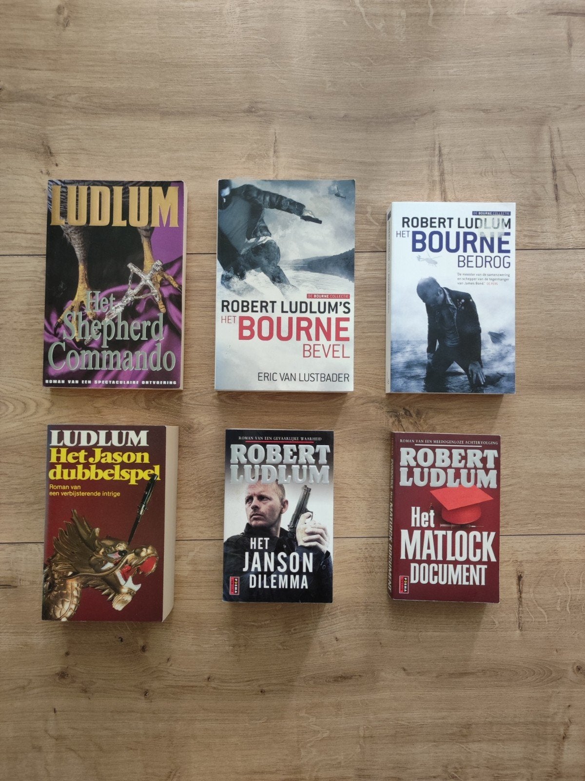 Robert Ludlum Boeken - Thriller Collectie (6 stuks), Ophalen of Verzenden, Zo goed als nieuw, Robert Ludlum