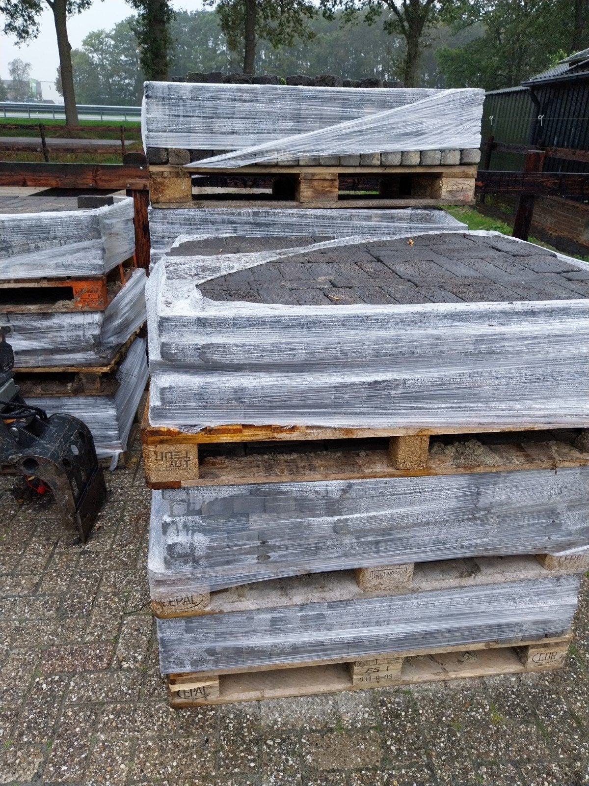 Stenen klinkers 25-30 m2, Tuin en Terras, Gebruikt, Ophalen of Verzenden, Onbekend, Onbekend