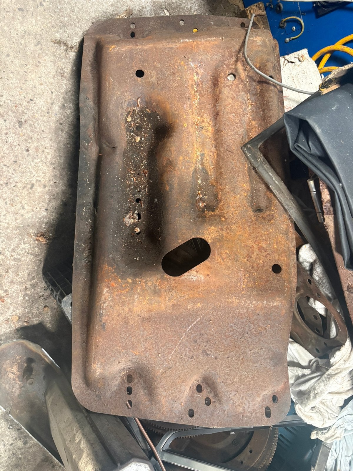 Baksteun / pantserplaat jeep cj5 cj7 cj8, Gebruikt, Jeep, Amc, Jeep