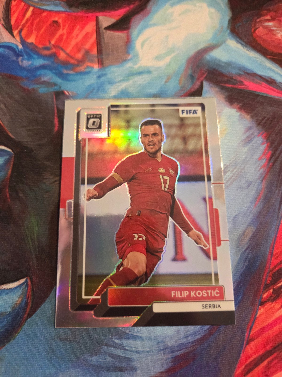 Filip Kostic Panini Donruss Optic Voetbal Kaart, Ophalen of Verzenden