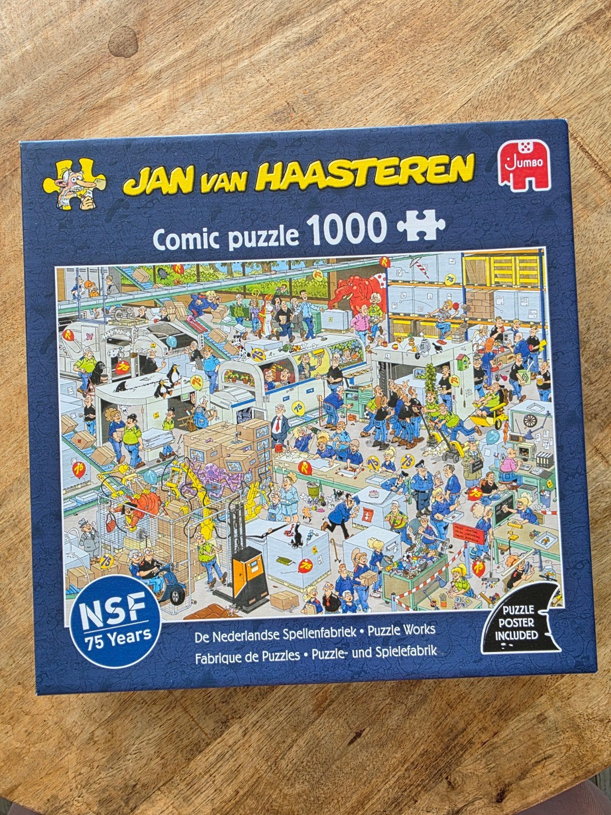 Jan van Haasteren Comic Puzzel 1000 stukjes, Ophalen of Verzenden, 500 t/m 1500 stukjes, Zo goed als nieuw, Legpuzzel
