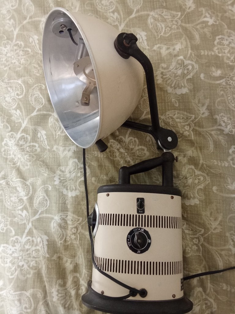 Vintage Hanau hoogtezonlamp jaren 60, Ophalen