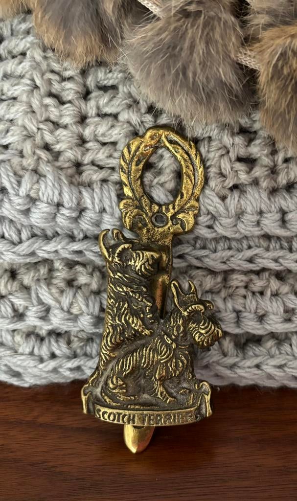 Schotse terrier deurklopper, Ophalen of Verzenden, Zo goed als nieuw
