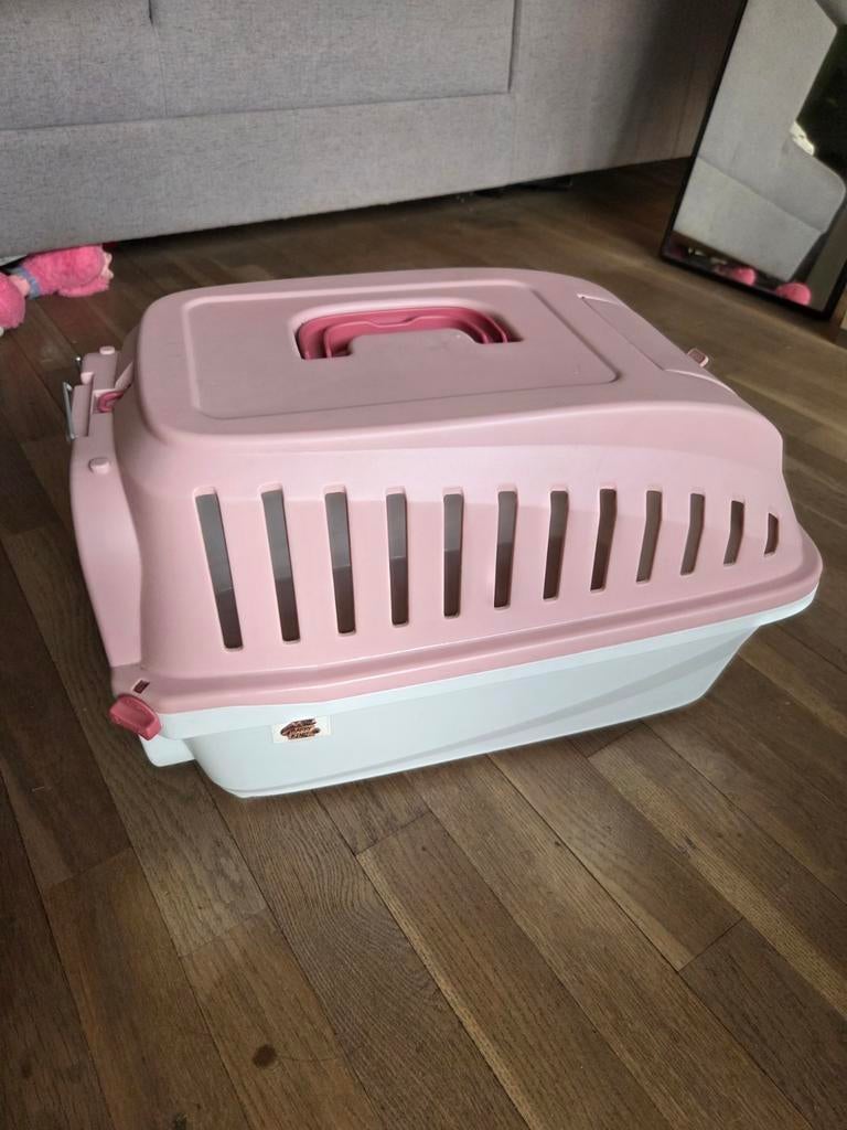 Luxe transportbox / reisbench voor puppy of kleine hond - ZG, Ophalen, Zo goed als nieuw