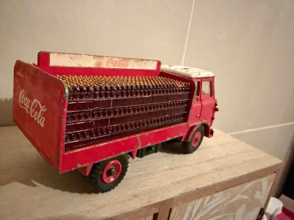 Dinky Toys Bedford Coca-Cola Vrachtwagen - Vintage Model, Hobby en Vrije tijd, Modelauto's | 1:43, D, Gebruikt, Coca cola, Dinky Toys