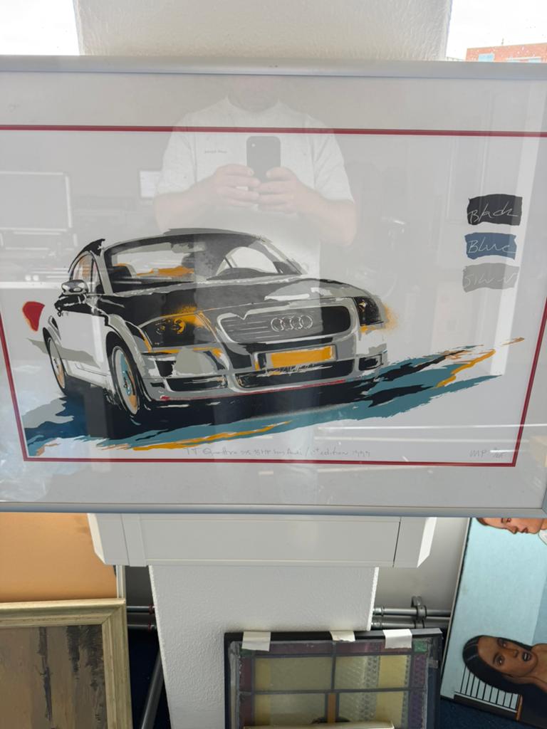 Audi tt quarto safe druk., Antiek en Kunst, Ophalen