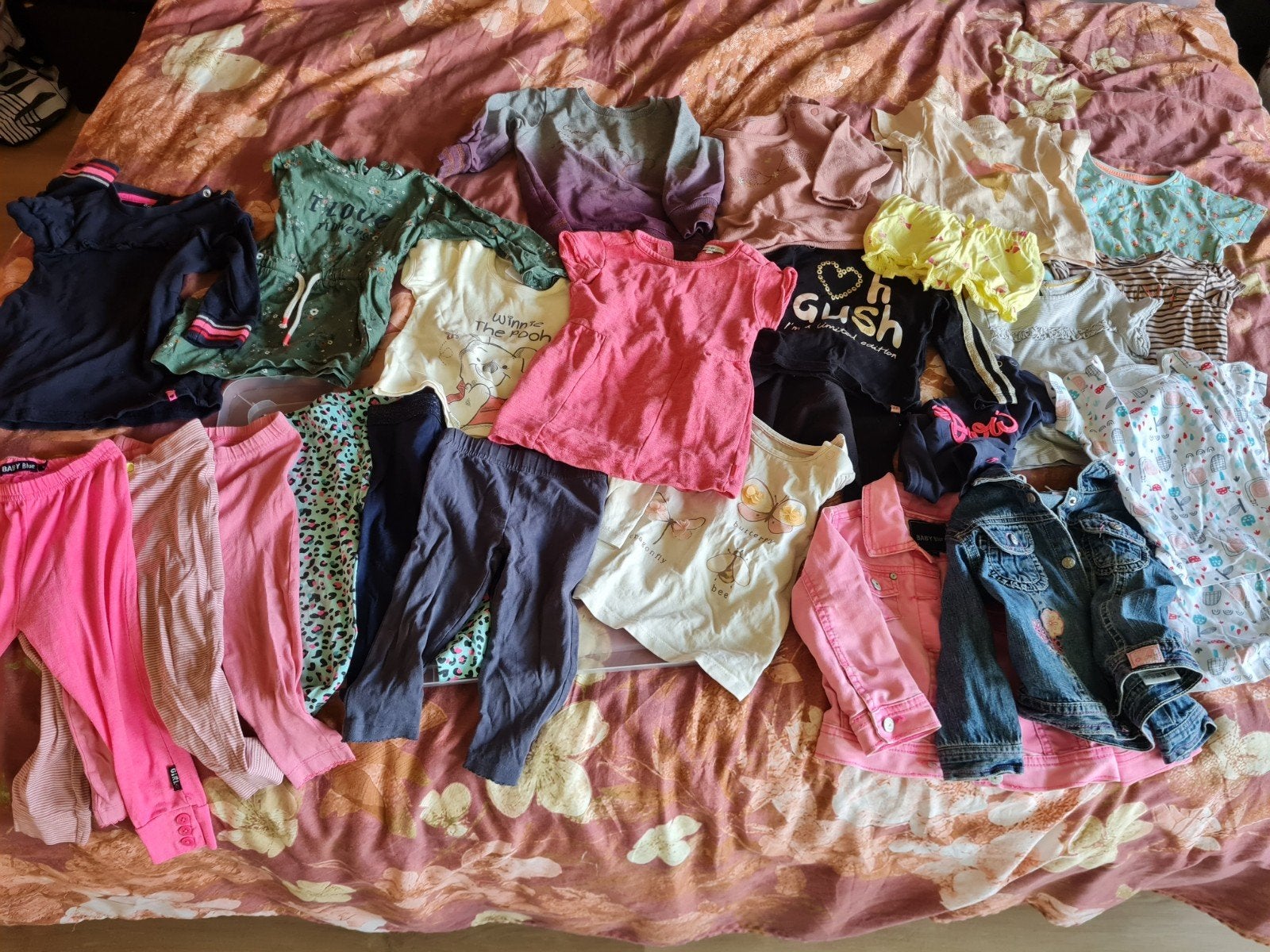 Pakket meisjeskleding maat 80/86 zomer/herfst, Kinderen en Baby's, Babykleding | Maat 80, Ophalen, Gebruikt, Meisje, Setje