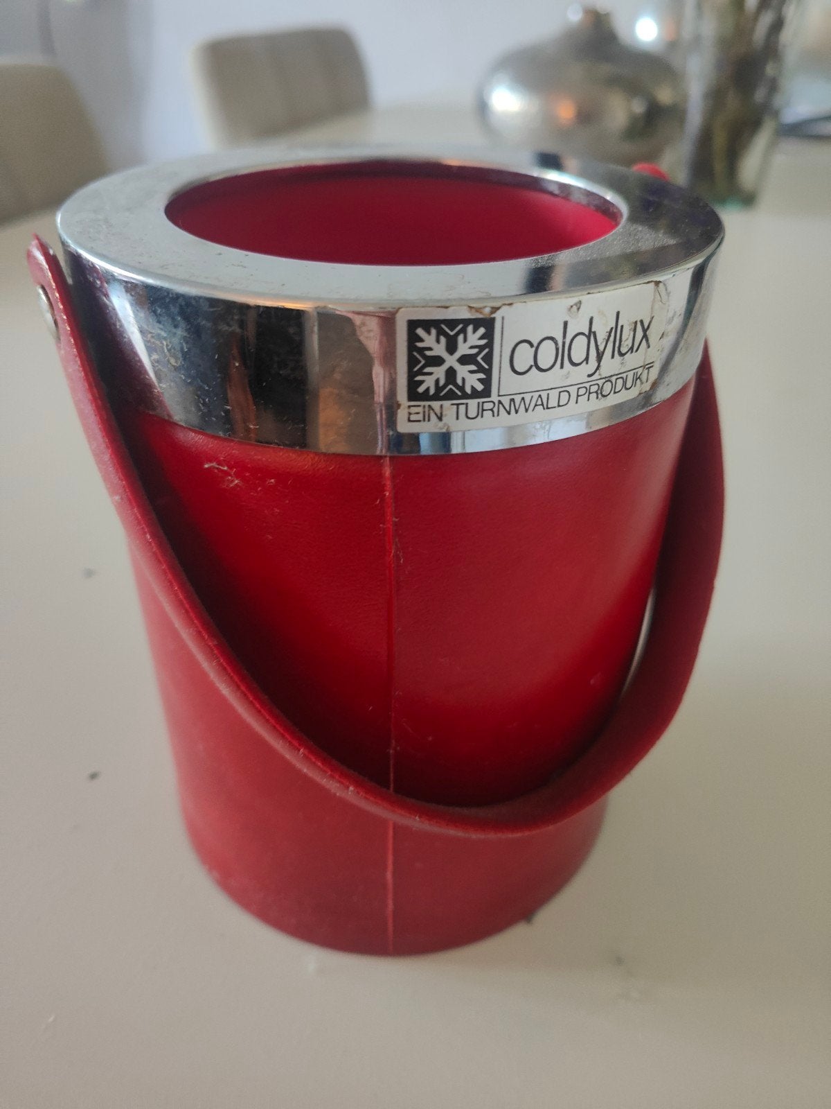 Coldylux Wijnkoeler - Rood, Zeer Goede Staat, Ophalen of Verzenden, Zo goed als nieuw, Rood, Metaal