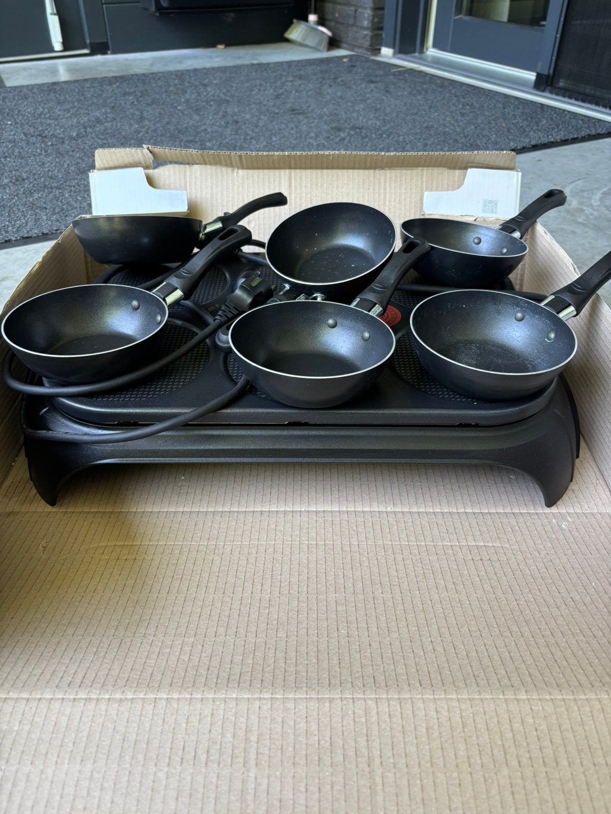 Tefal gourmetstel, Ophalen, Zo goed als nieuw, 4 t/m 7 personen
