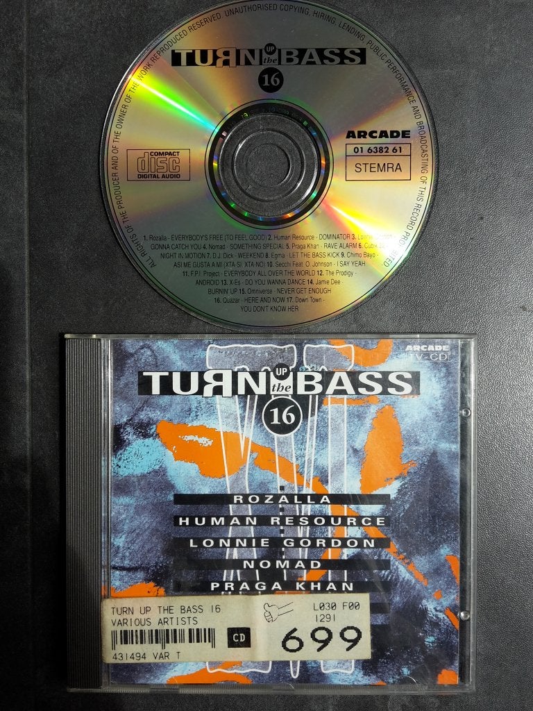 CD - Turn up the Bass 16 - Oldschool Hardcore House, Ophalen of Verzenden, Gebruikt, Overige genres