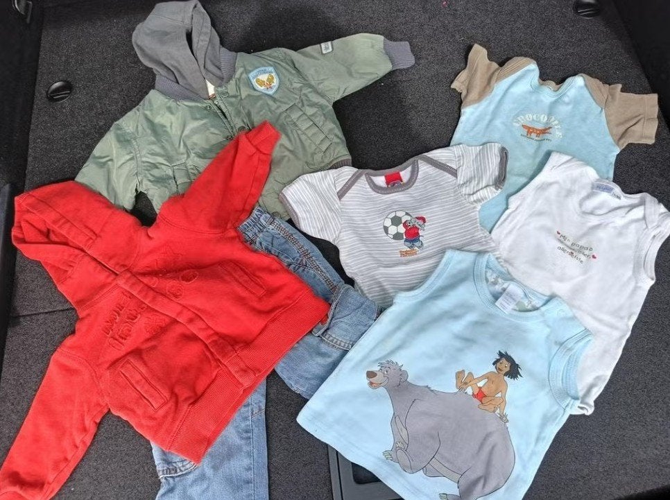 Leuk kledingpakket maat 74 - jongen, Kinderen en Baby's, Babykleding | Maat 74, Ophalen of Verzenden, Zo goed als nieuw, Jongetje