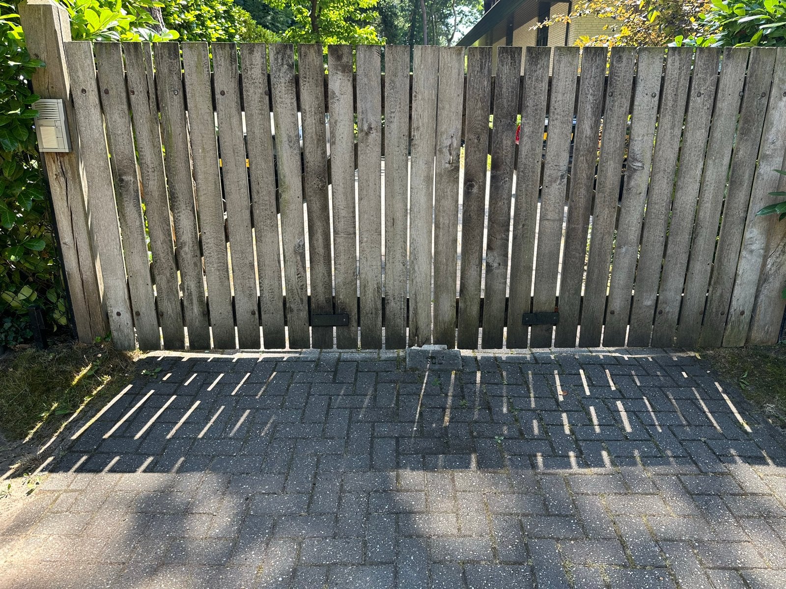 Automatisch Hek met Faac Motoren en Sensoren, Ophalen, Met poort, Gebruikt, Tuinhek
