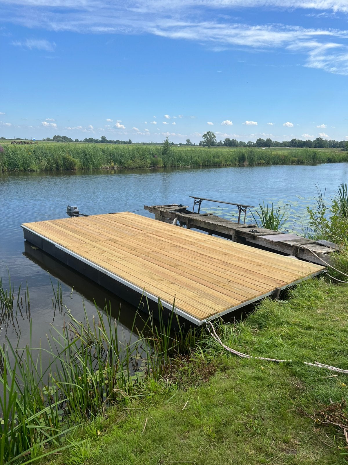 Pontonvlot, Watersport en Boten, 8 pk, Buitenboordmotor, Aluminium, Nieuw