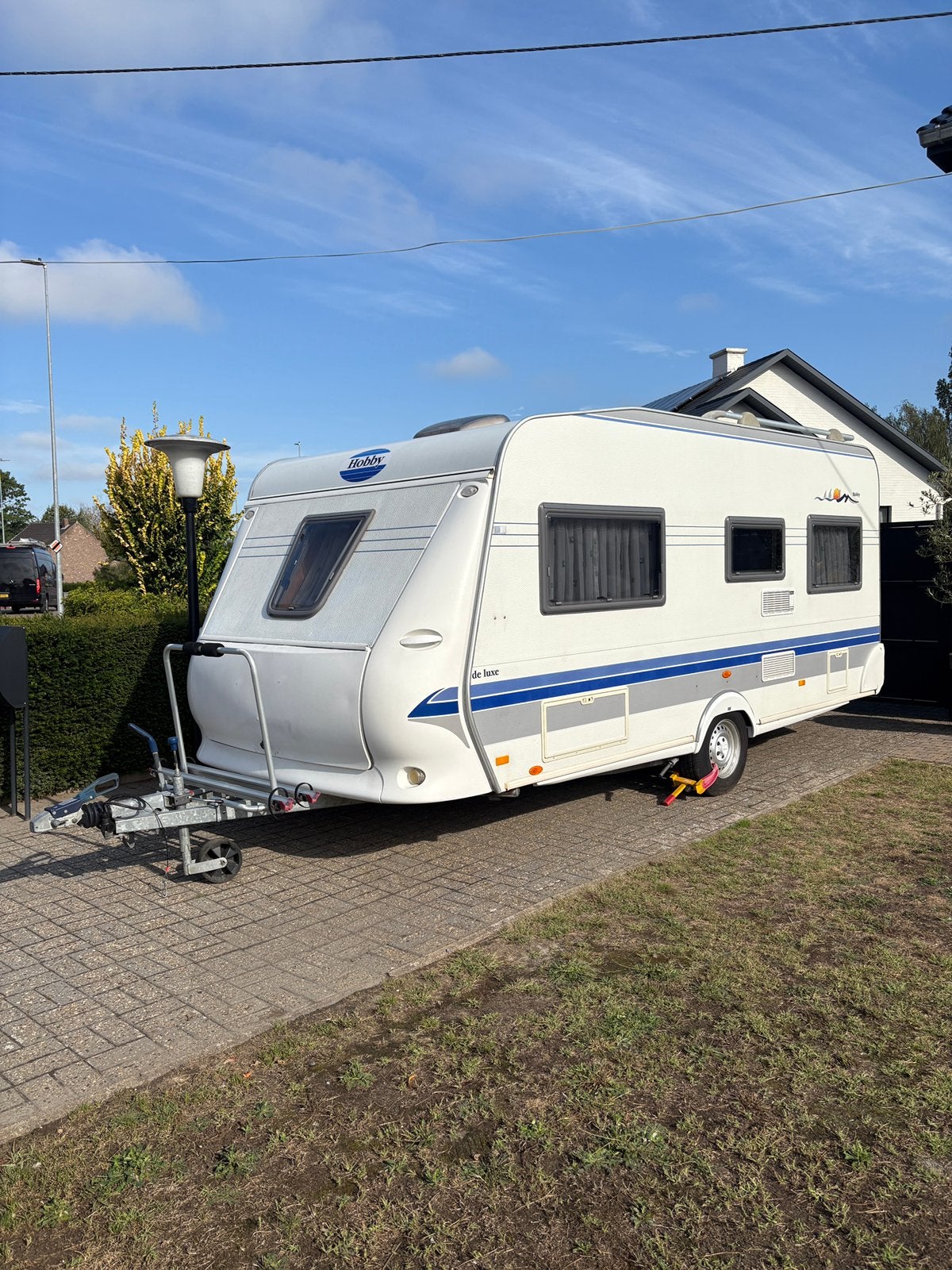 Hobby Caravan 460 UFE 2004 / Voortent / Luifel / Frans bed, Rondzit, Hobby, Frans bed, Bedrijf