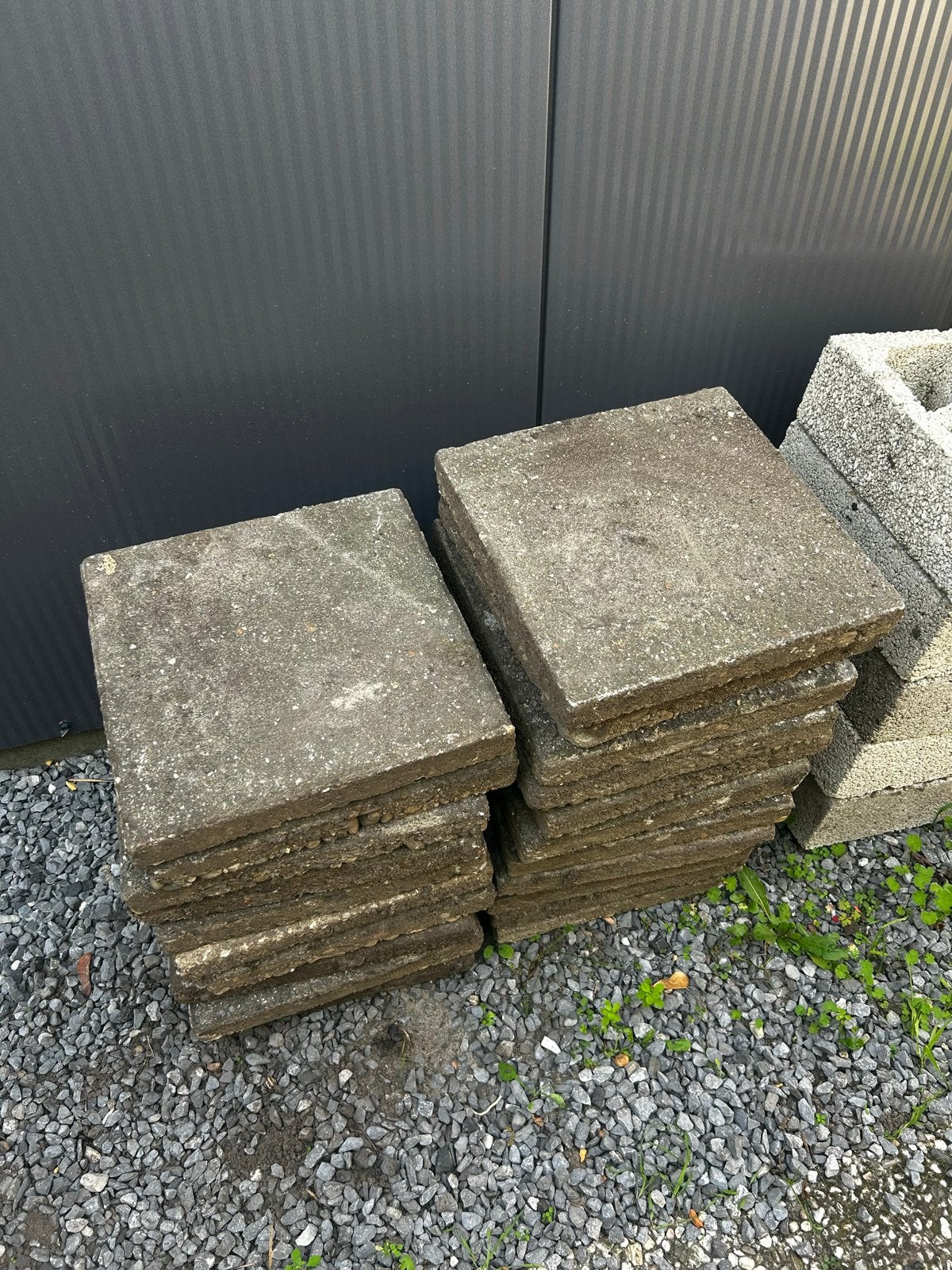 Gratis betontegels / stoeptegels 30x30 cm, Ophalen, Gebruikt, 5 tot 10 m², Beton