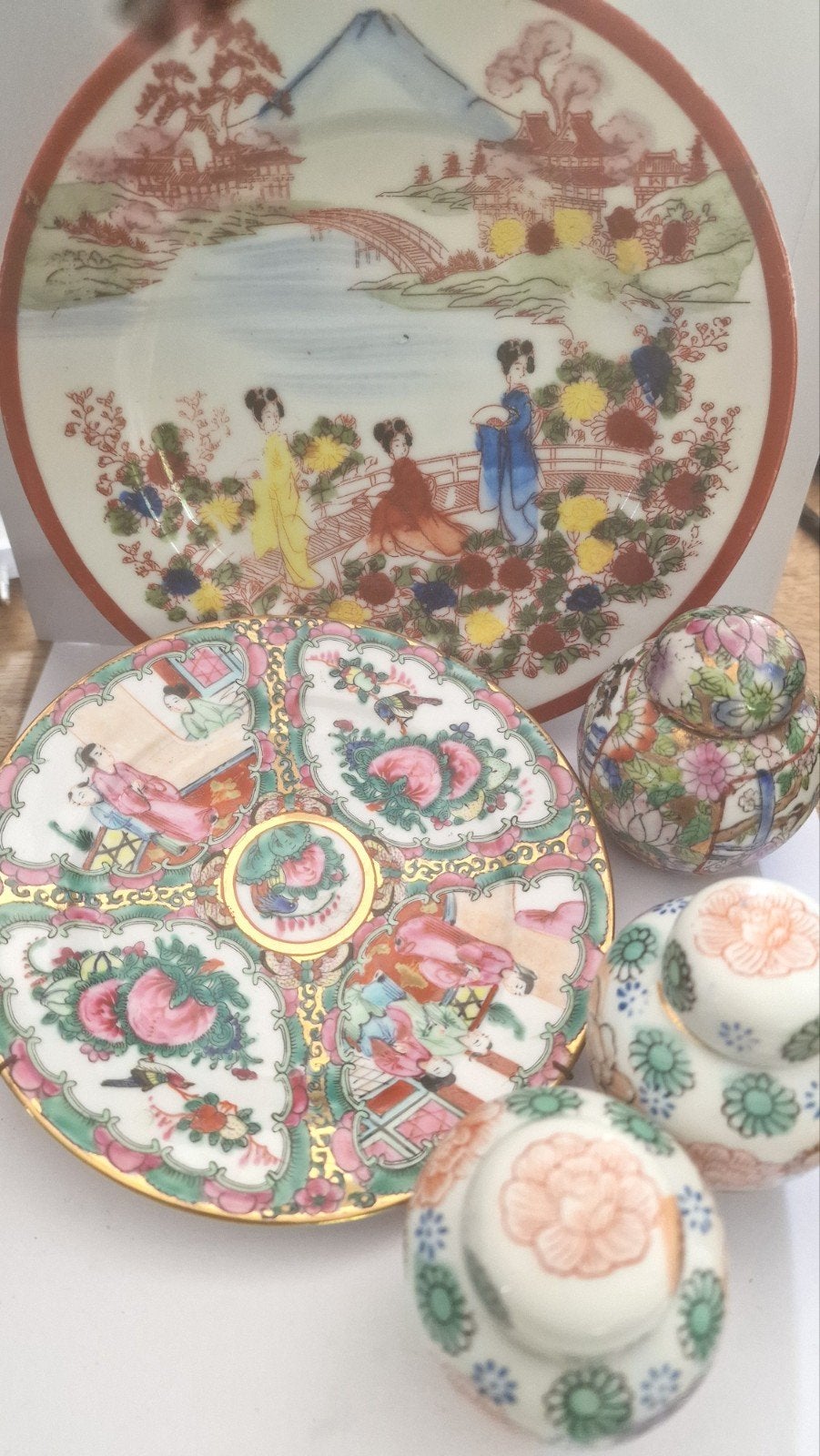 lot Aziatische porselein., Ophalen of Verzenden