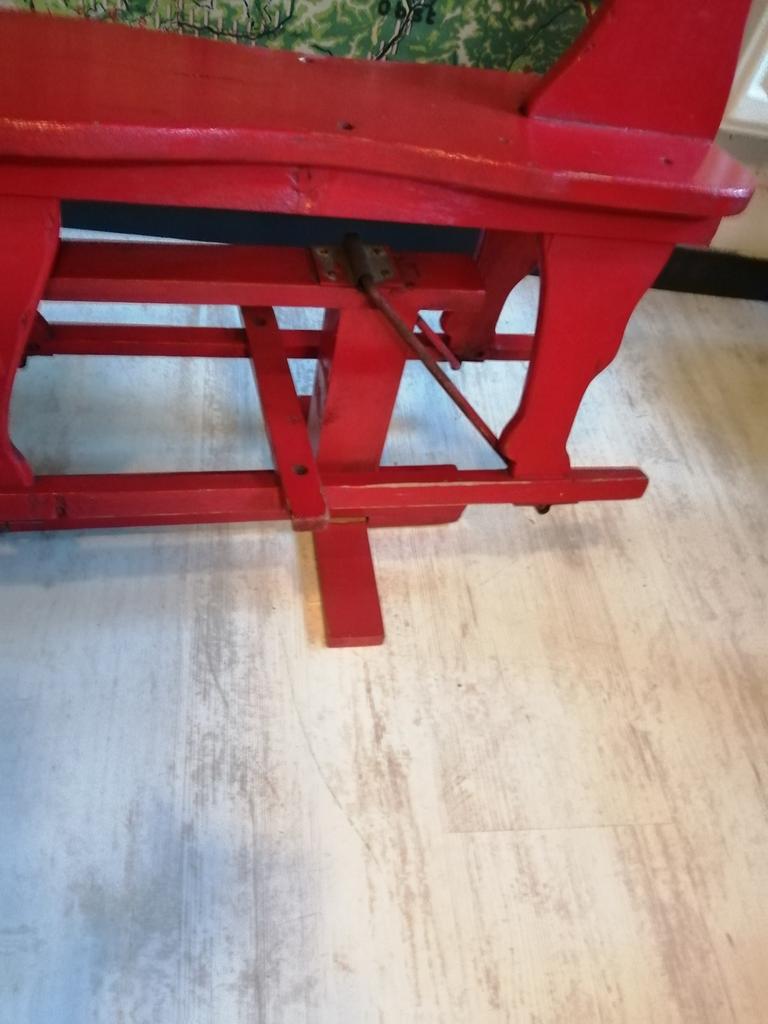 ZELDZAME OUDE HOUTEN HOBBELPAARD IN MOOIE VINTAGE STAAT 75CM, Antiek en Kunst, Ophalen