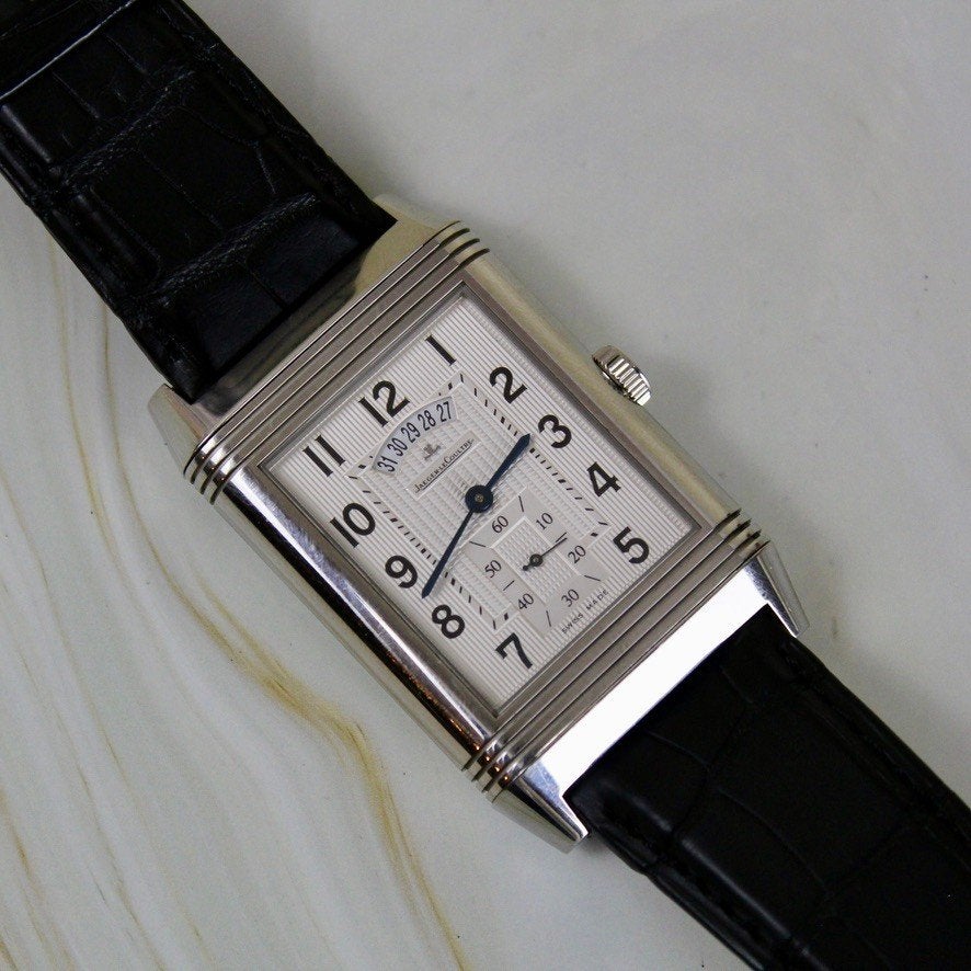 Jaeger LeCoultre Grande Reverso - 274.8.85 - Duoface, Overige merken, Staal, JLC, Polshorloge