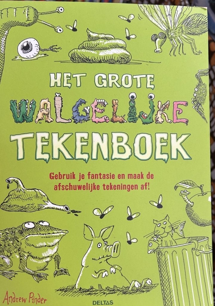 Het grote walgelijke tekenboek, Ophalen of Verzenden, Zo goed als nieuw, Non-fictie